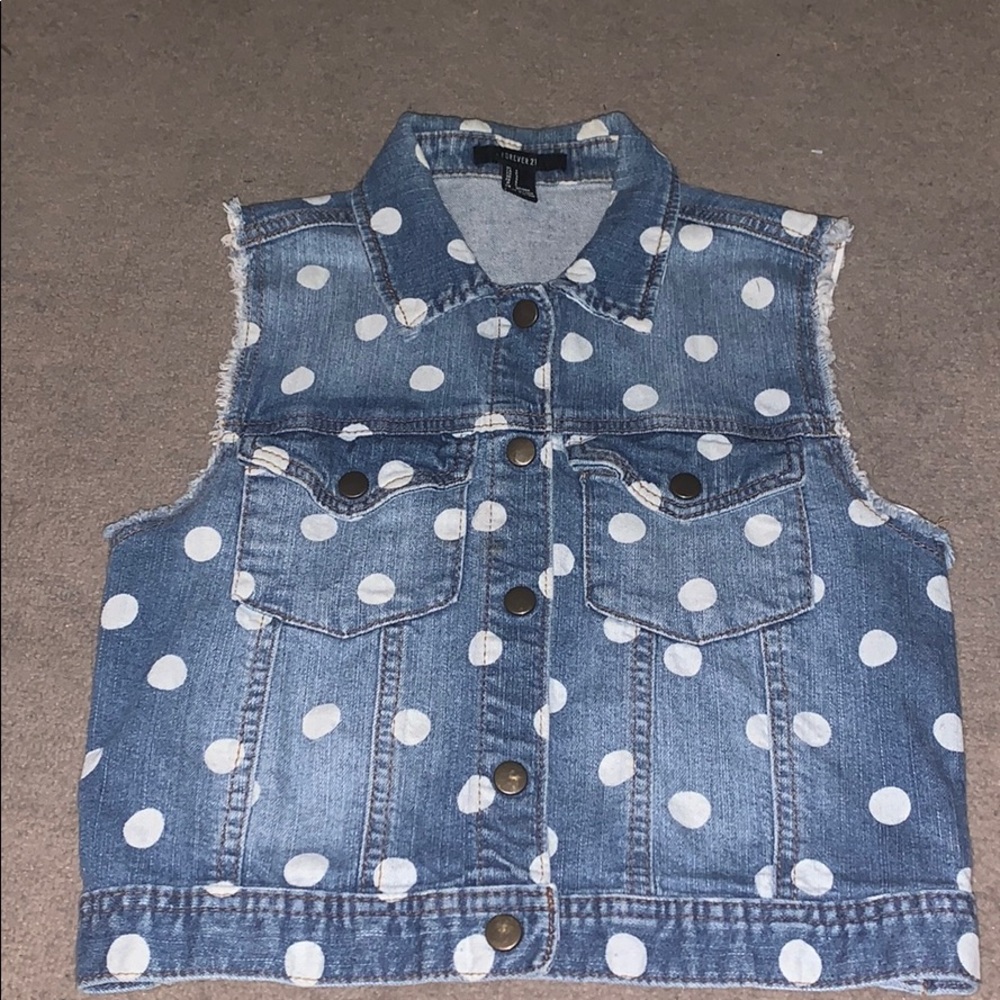 Jean Vest from forever 21